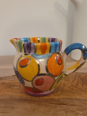 Mary Rose Young Pottery. Jug In Berry Design